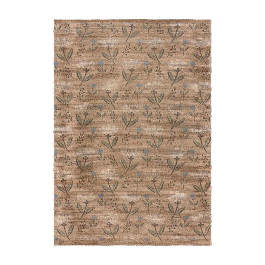Flair Rugs Kurzflorteppich Arriana in Beige mit floralem Design, B/B: 120 x 170 cm - Bild 2