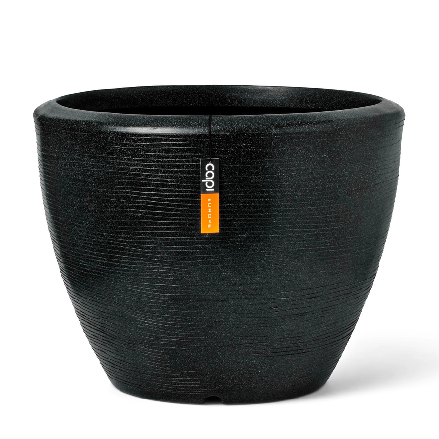Capi Pflanztopf Kugel Granite Schwarz Breite: 34 cm, Höhe: 25 cm - Bild 2