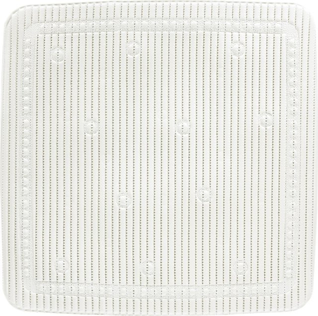 Duscheinlage SAMOA in Weiß aus Kunststoff mit Saugnäpfen, Breite: 55,0 cm, Tiefe: 55,0 cm, Höhe: 0,18 cm - Bild 1