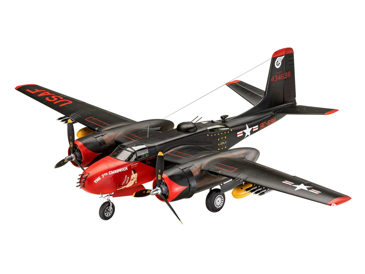Revell B-26 Invader, Modellbau, 1:48, ab 13 Jahren - Bild 2