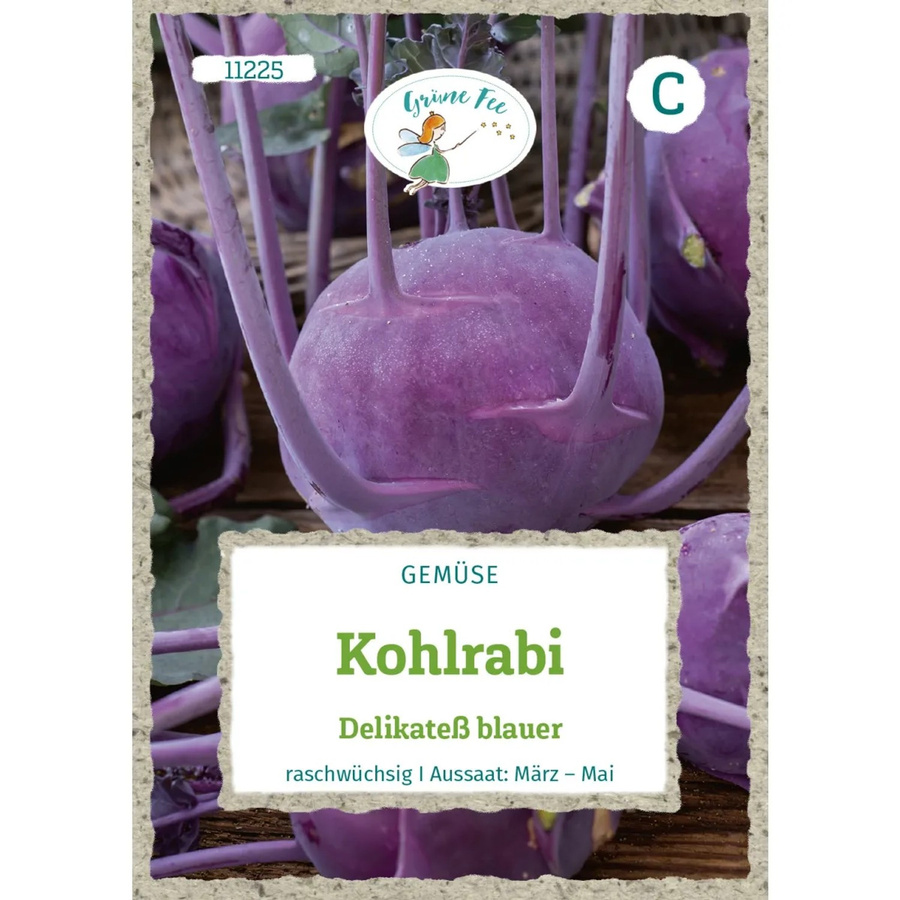 Grüne Fee Kohlrabi Delikatesse Saatgut - Bild 2
