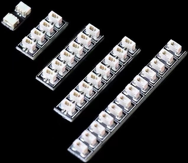LYBMTWF 2-polige Erweiterungsplatinen-Steckdosen für LED-Licht-Set, 3-teiliges Set, Kunststoff - Bild 1