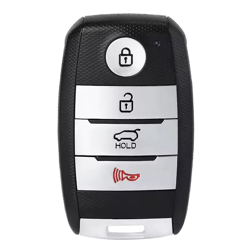 DIYKEY Fernschlüsselanhänger für Kia Soul 2014 bis 2018 EV in Schwarz - Bild 2