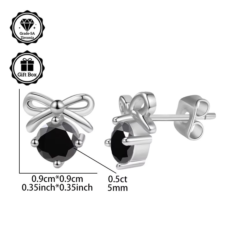 LAMVOICE Ohrstecker, Zirkonia, Damen - Bild 2