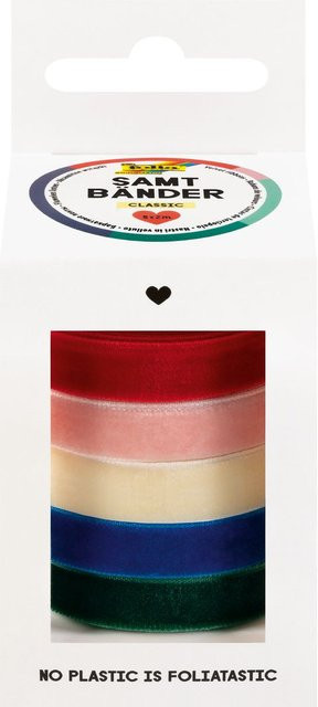 Folia Samtbänder Classic aus Polyester-Samt in Multicolor - Bild 1