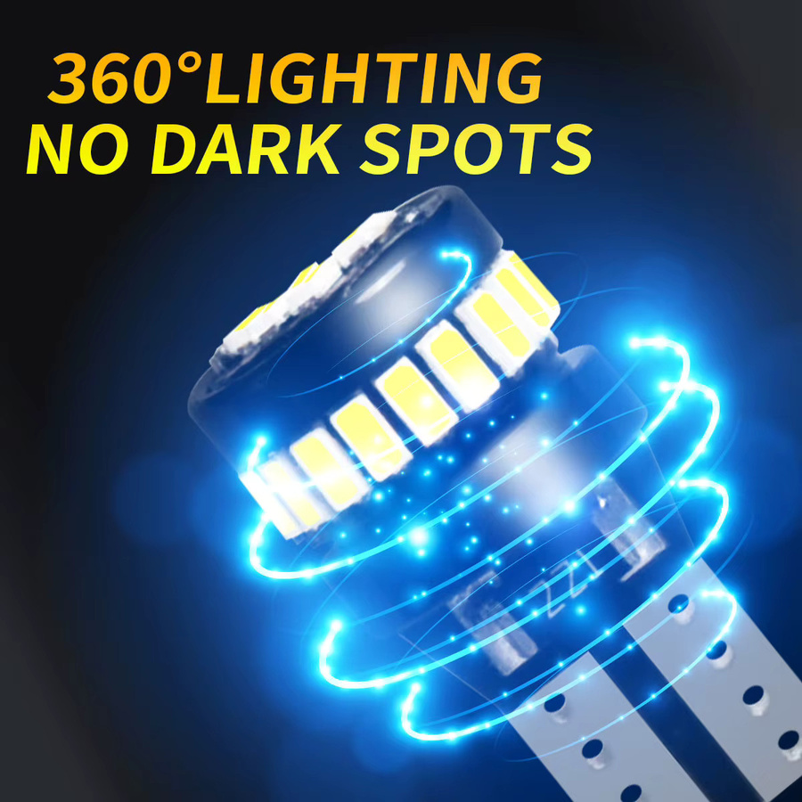 2er-Set Canbus T10 W5W LED Lampen mit 24 Chips für ultra helle 360 Grad Beleuchtung im Auto für Blinker von p2max - Bild 3