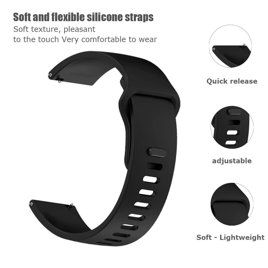 Xiaomi Uhrenarmband Silikon, 22 mm, Unisex - Bild 5
