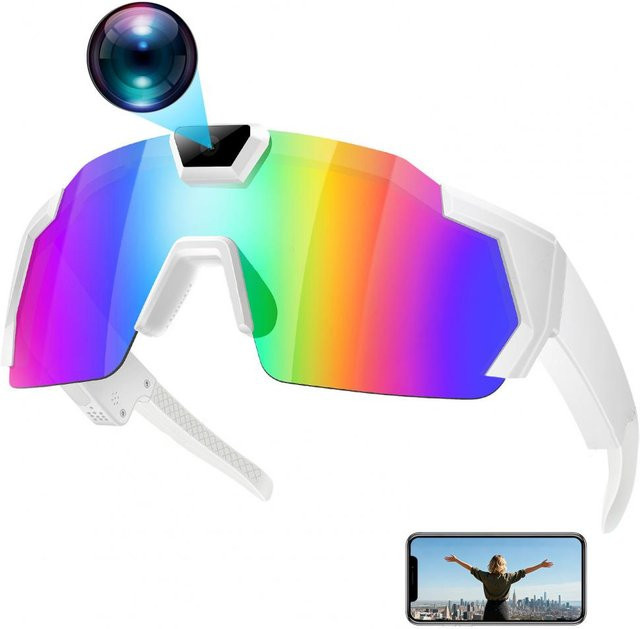 BLUELANS 4K POV-Brille intelligente Baseball-Sonnenbrille mit Kamera für Fotos und Videos - Bild 1