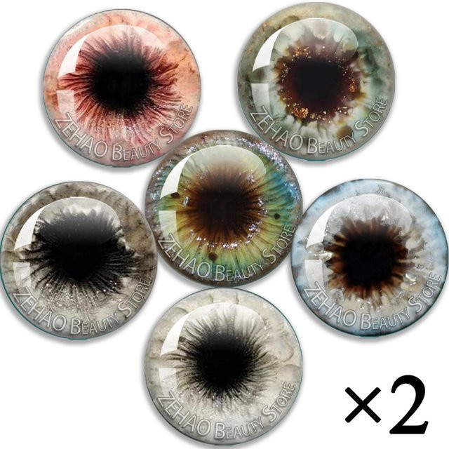 MSCHENGDORIS Blyth-Puppenaugen, Glas-Augenchips, 12-teiliges Set, Zubehör - Bild 1