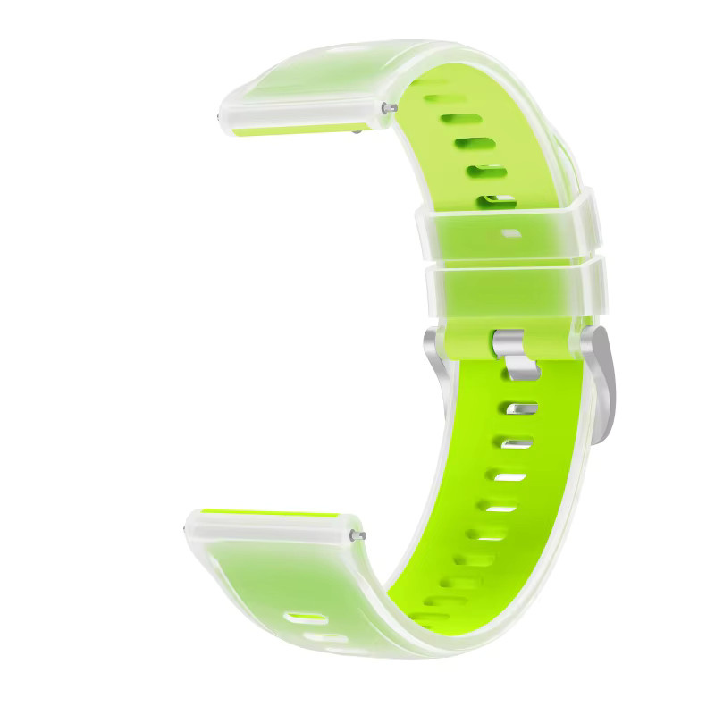 jansin Uhrenarmband Silikon, 22 mm, Bunt, Unisex - Bild 1