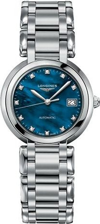 Longines Armbanduhr Automatik, Edelstahl, 30 mm, Blau, Damen - Bild 1