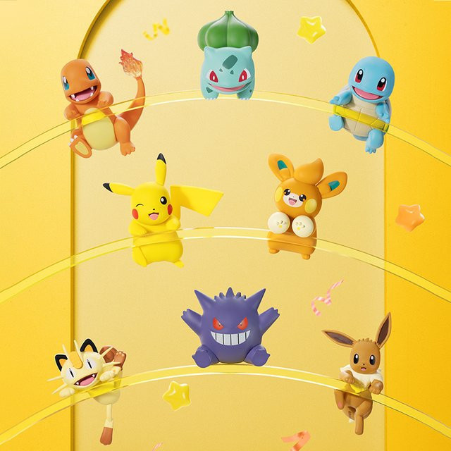 FUNISM Pokemon Sonny Pup Serie Mini Anime Figur Pikachu und Gengar als Desktop Dekoration in Multicolor - Bild 1