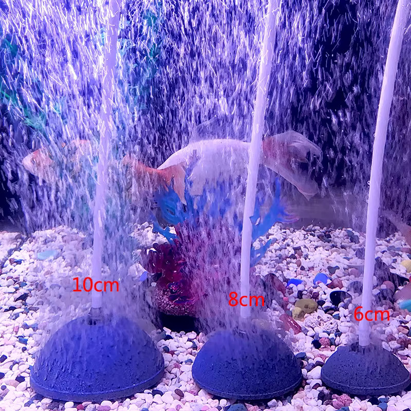 ZHIYANG Aquarium Luftblasenstein Belüfter für Aquarien und Hydrokultur, Durchmesser: 60 mm, 80 mm oder 100 mm - Bild 3