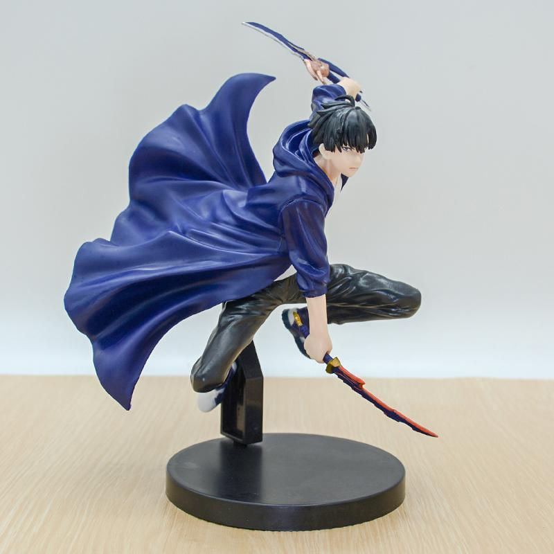 Fashnics Anime Action Figur Sung Jinwoo Schattenkönig Schwarz aus Kunststoff als Tischornament und Sammlerstück - Bild 2