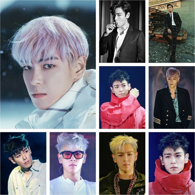 YUTTEE 5D Diamantmalerei Choi Seung Hyun Kpop Star T.o.p Mosaik Ölgemälde Portrait Wanddeko Multicolor - Bild 1