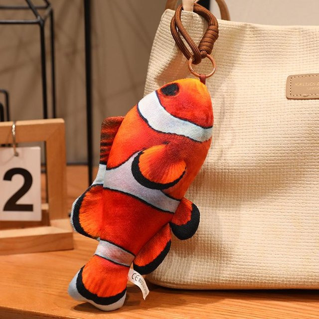 Yiran toy Fisch-Plüschtier, Mini-Hängefisch-Puppe, bunt, 20cm - Bild 1
