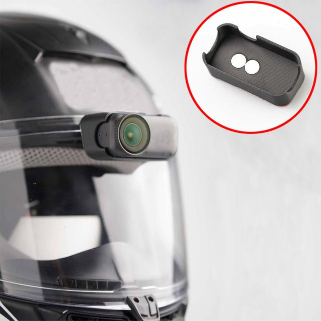 Magnetische Helmvisierhalterung für DJI OSMO NANO, schwarze 3D-gedruckte Mikro-Klebehalterung für Motovlogging - Bild 1
