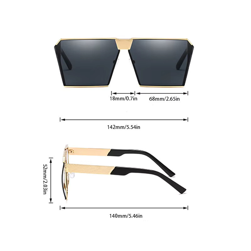 Hindfield Sonnenbrille Square, Unisex - Bild 2