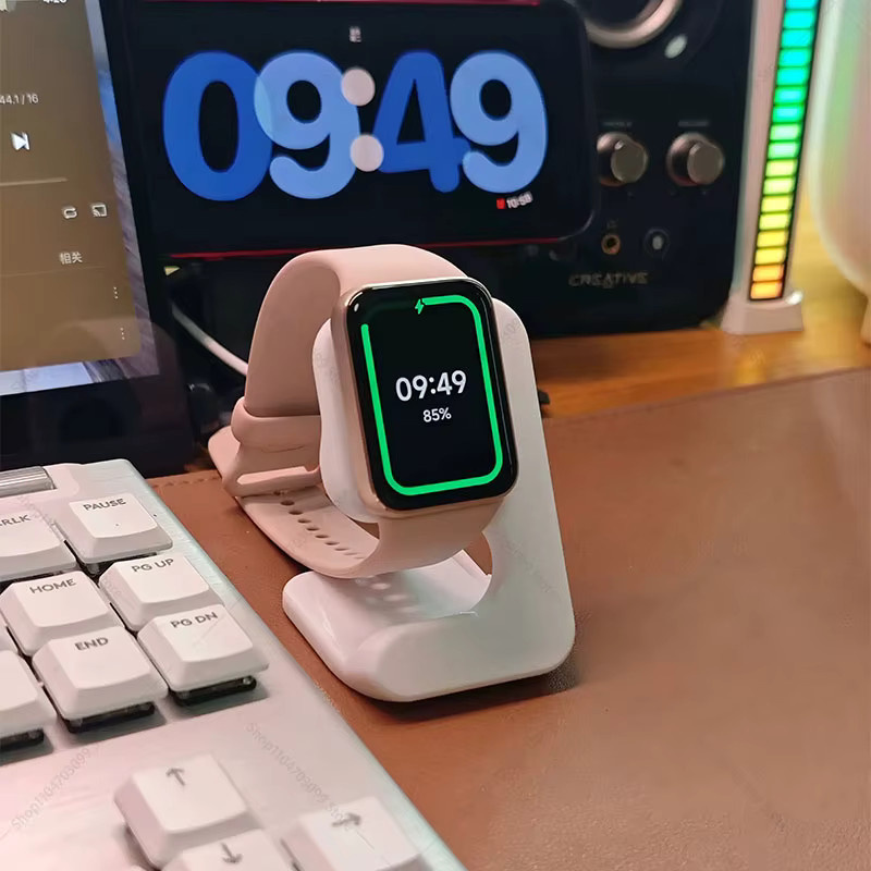 Xiaomi Desktop-Ständer und Ladehalterung für Mi Band 5/6/7/8/9/10 und Pro-Modelle mit NFC-Organizer, Weiß - Bild 2