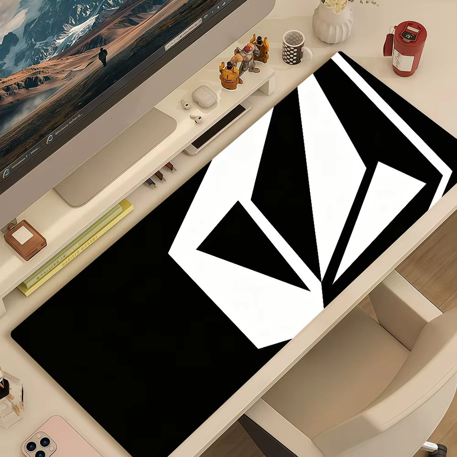 Volcom Mauspad Schwarz rutschfest mit Lockedge-Funktion für Gaming und Büro - Bild 4