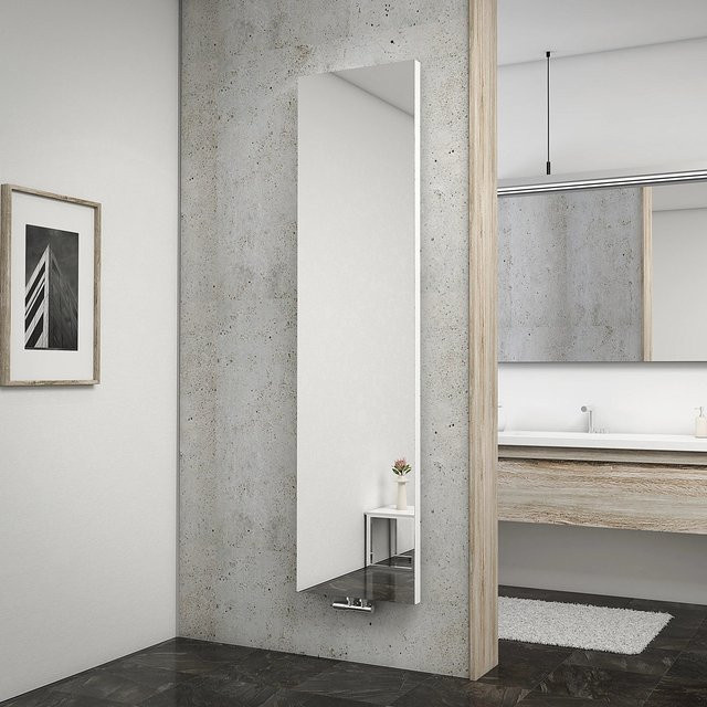 Schulte Design-Heizkörper New York Spiegel Weiß H x B: 180,6 x 45,6 cm 688 W - Bild 1