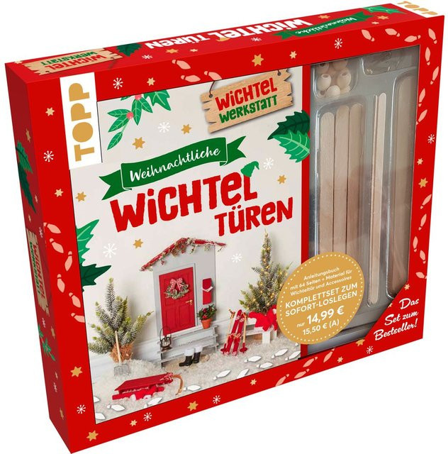 Topp Kreativ-Set Weihnachtliche Wichteltüren - Bild 1