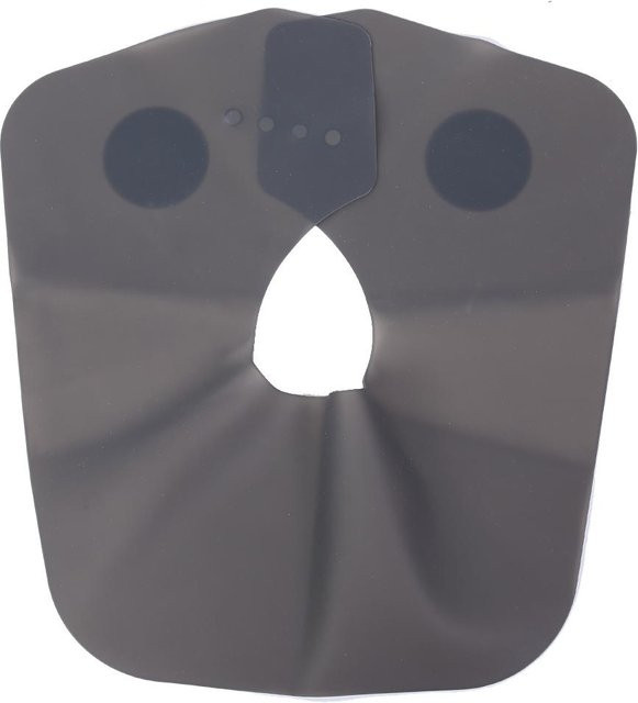 TOMTOP Silikon-Haarschneideumhang, Schwarz, Unisex - Bild 1