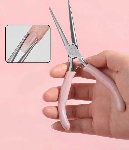 klimonla Nagelverlängerung Clips, Acryl C Kurve Pincher, Unisex - Bild 1