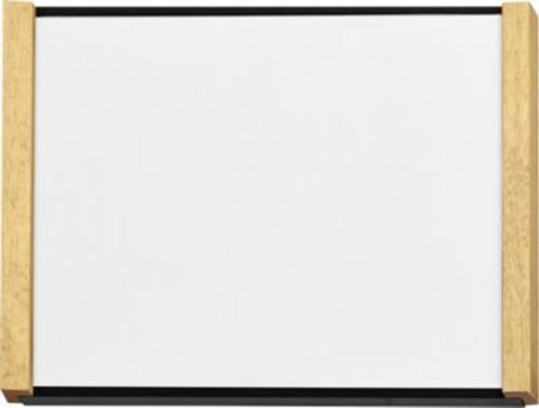 moedel Türschild LMH DIN A6 aus Aluminium mit Polyester-Abdeckung, individuell beschriftbar, Klebemontage, B: 159,5 mm x H: 105,5 mm, schwarz/Ahorn - Bild 1