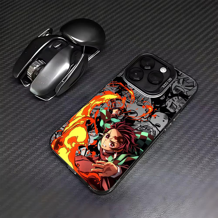 Bandai Anime D-Demon Slayers Handyhülle für iPhone 17 16 15 14 13 12 11 Pro Max Plus – Sturzsichere matte Schutzhülle in Multicolour - Bild 4