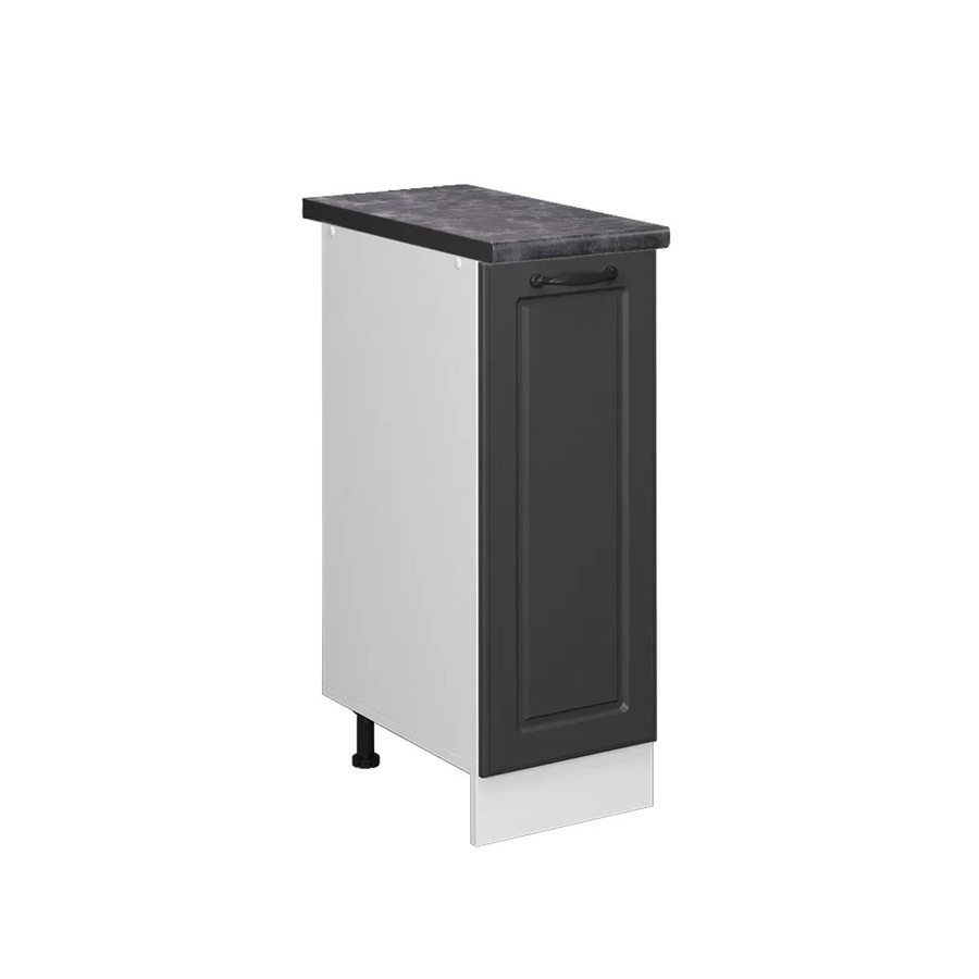 Vicco Apothekerschrank R-Line Landhaus Stil in Anthrazit und Weiß mit Scharniertüren - Bild 2