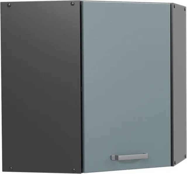 Vicco R-Line Eckhängeschrank Küchenschrank modern in Anthrazit Blau Grau Breite: 57 cm - Bild 2