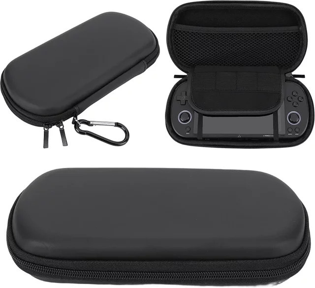 Trimui Wasserfeste EVA-Tragetasche für die Trimui Smart Pro Handheld-Spielkonsole in Schwarz - Bild 1