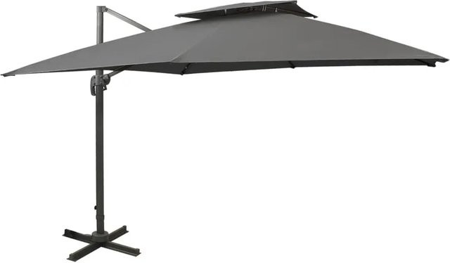 vidaXL Ampelschirm mit Lüftung in Anthrazit, B/T: 300 x 300 cm - Bild 1