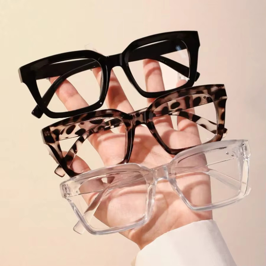 CAIPAI Korrektionsbrille, Vollrand, quadratisch, Kunststoff - Bild 3