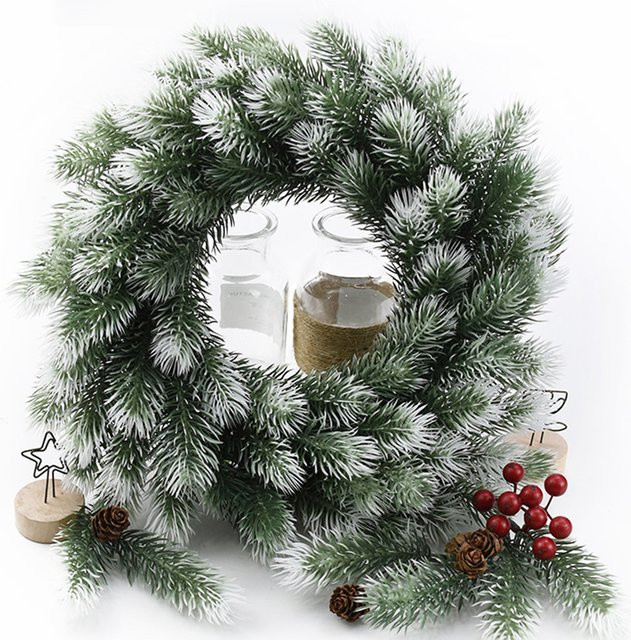 ZQCY Künstliche Kiefernnadeln aus Kunststoff in Grün für Weihnachtsbaum Dekoration, Kränze und Hochzeitsdeko - Bild 1