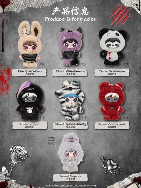 LULUMI Seven Kinds of Pain, Blindbox-Figuren, Mädchen-Plüschtiere - Bild 1
