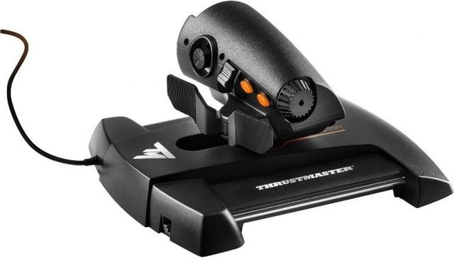 Thrustmaster TWCS Throttle Schubregler für Flugsimulatoren Schwarz/Orange USB PC/PlayStation - Bild 3