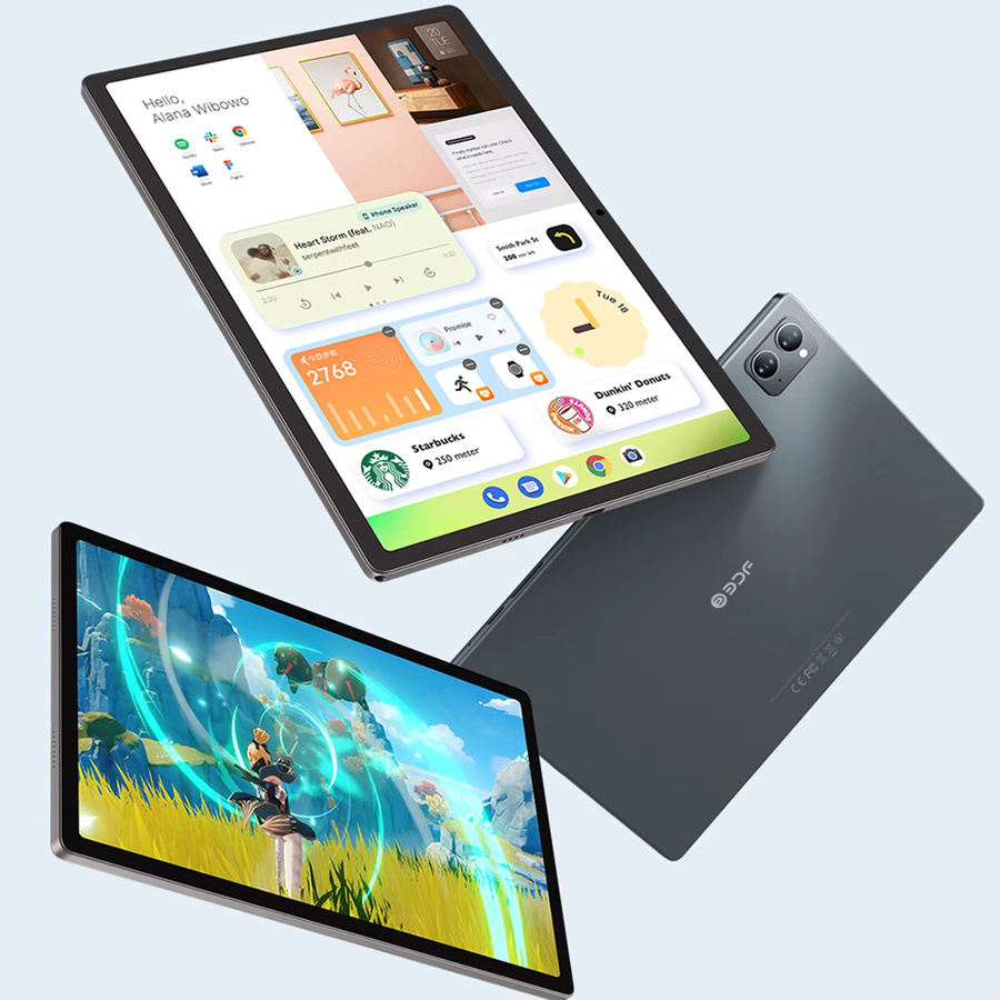 BDF 5G Tablet mit 10,36 Zoll Display, Android 13, 10-Kern Prozessor, 8GB RAM, 256GB ROM, Dual-SIM, WLAN und LTE, Farben: Blau oder Grau - Bild 4