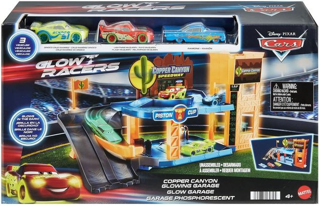 Mattel Disney Pixar Cars Copper Canyon Leuchtende Garage Spielset - Bild 1
