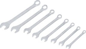 BGS Maul-Ringschlüssel-Satz aus Chrom-Vanadium in Silber, 8-teilig, SW 8 - 19 mm - Bild 1