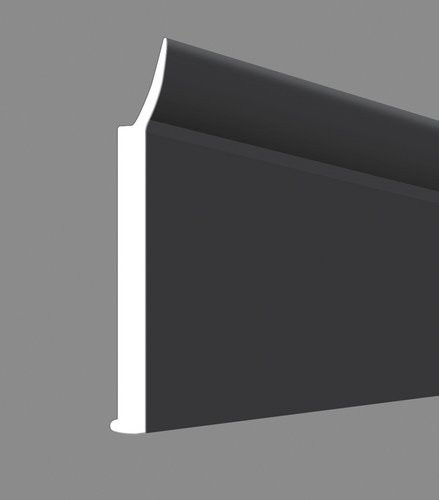 Meeth Flachprofil aus Kunststoff PVC in Silber - Bild 1
