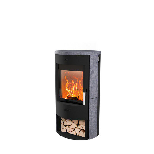 Fireplace Kaminofen Zaria Speckstein Schwarz/Grau 6 kW - Bild 4