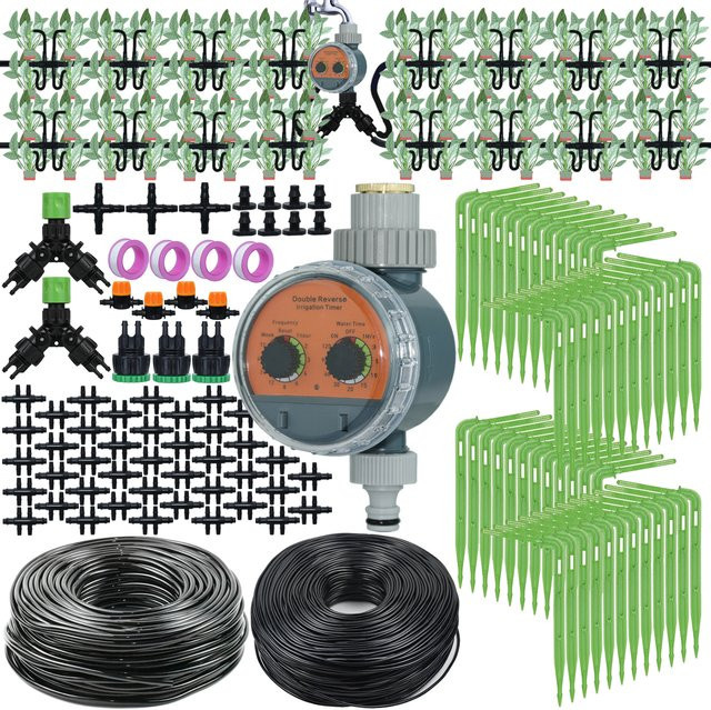 KESLA Automatisches Tropfbewässerungssystem Set mit Schläuchen und Emittern für Garten, Topf, Bonsai und Gewächshaus - Bild 1