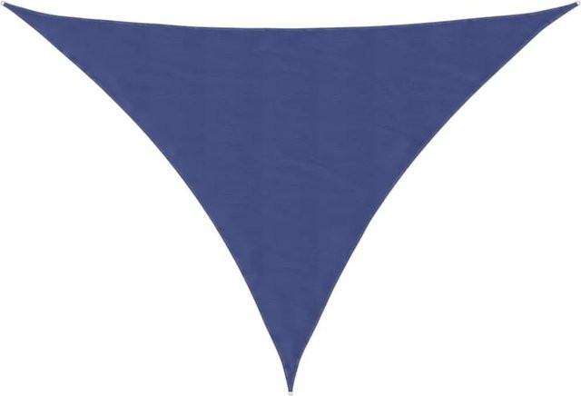 Furnicato Sonnensegel aus PU-beschichtetem Oxford-Gewebe, dreieckig, Blau - Bild 1