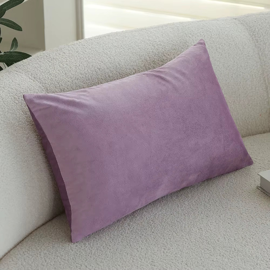CANIRICA Samt Kissenbezug Rosa, B/H: 30 x 50 cm - Bild 1