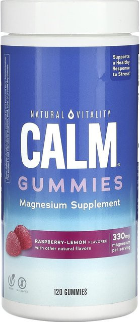 Natural Vitality CALM Gummibärchen Himbeer-Zitronen vegan 120 g - Bild 1