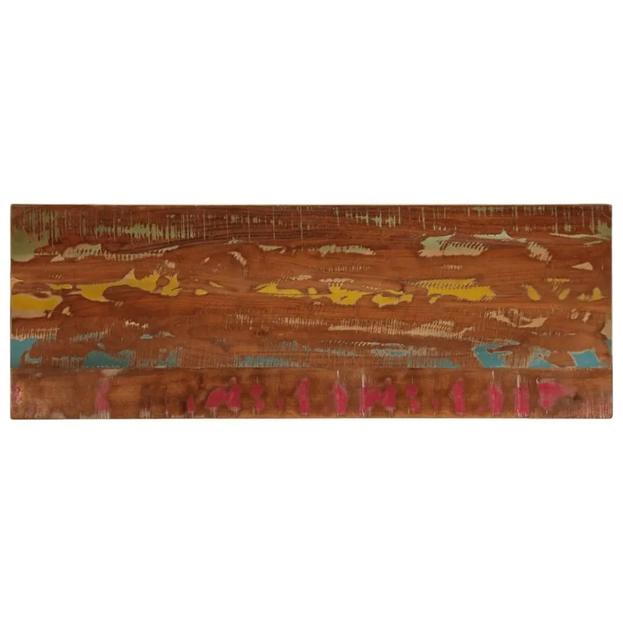 vidaXL Tischplatte aus Altholz Massiv in Braun, Rechteckig, B/T/H: 140 x 60 x 2,5 cm - Bild 2