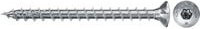 Fischer Power-Fast II Spanplattenschraube mit Senkkopf und Torx-Antrieb, verzinkt, Farbe: Silber/Blau, Durchmesser: 4,0 mm, Länge: 35,0 mm - Bild 1