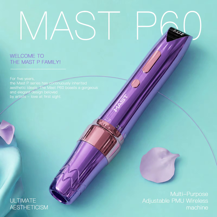 Mast P60 Make-up-Maschine, kabellos, mit 20 Nadeln - Bild 2